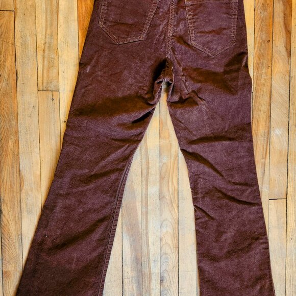 GAP 70's style Sable Brown Corduroy Flare Pants - Picture 3 of 5
